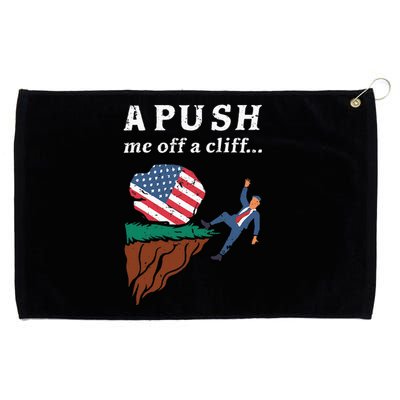 A Push Me Off A Cliff 2024 Funny Ap Exam Grommeted Golf Towel