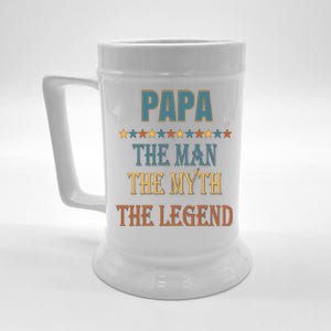 Affordable Papa Myth Legend Funny Gift For Grandparents Cute Gift Beer Stein