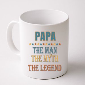 Affordable Papa Myth Legend Funny Gift For Grandparents Cute Gift Coffee Mug