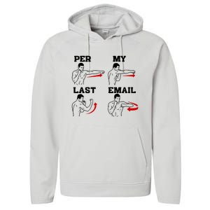 As Per My Last Email Coworker Humor Funny Costumed Performance Fleece Hoodie