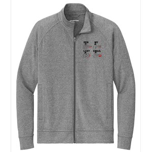 As Per My Last Email Coworker Humor Funny Costumed Stretch Full-Zip Cadet Jacket