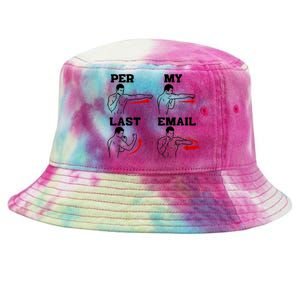 As Per My Last Email Coworker Humor Funny Costumed Tie-Dyed Bucket Hat