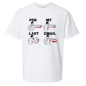 As Per My Last Email Coworker Humor Funny Costumed Sueded Cloud Jersey T-Shirt