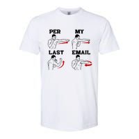 As Per My Last Email Coworker Humor Funny Costumed Softstyle CVC T-Shirt