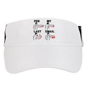 As Per My Last Email Coworker Humor Funny Costumed Adult Drive Performance Visor