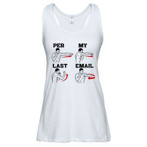 As Per My Last Email Coworker Humor Funny Costumed Ladies Essential Flowy Tank