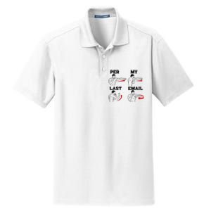 As Per My Last Email Coworker Humor Funny Costumed Dry Zone Grid Polo