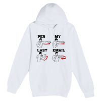 As Per My Last Email Coworker Humor Funny Costumed Premium Pullover Hoodie