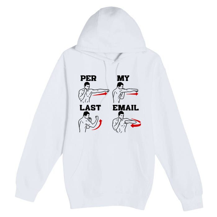 As Per My Last Email Coworker Humor Funny Costumed Premium Pullover Hoodie