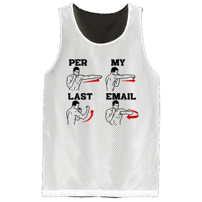 As Per My Last Email Coworker Humor Funny Costumed Mesh Reversible Basketball Jersey Tank