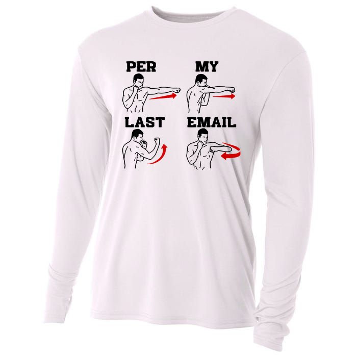 As Per My Last Email Coworker Humor Funny Costumed Cooling Performance Long Sleeve Crew