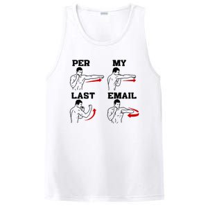 As Per My Last Email Coworker Humor Funny Costumed PosiCharge Competitor Tank