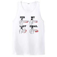 As Per My Last Email Coworker Humor Funny Costumed PosiCharge Competitor Tank