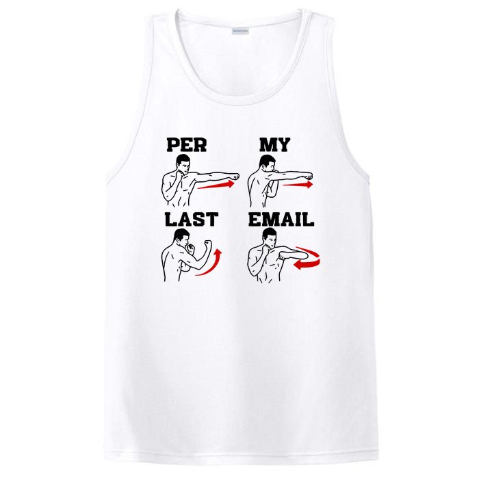 As Per My Last Email Coworker Humor Funny Costumed PosiCharge Competitor Tank