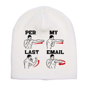 As Per My Last Email Coworker Humor Funny Costumed Short Acrylic Beanie