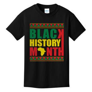 African Pride Melanin For Black History Month Gift Kids T-Shirt