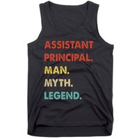 Assistant Principal Man Myth Legend Tank Top