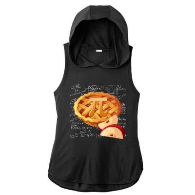 Apple Pie Math Gift Pi Day Funny Halloween Thanksgiving Gift Ladies PosiCharge Tri-Blend Wicking Draft Hoodie Tank