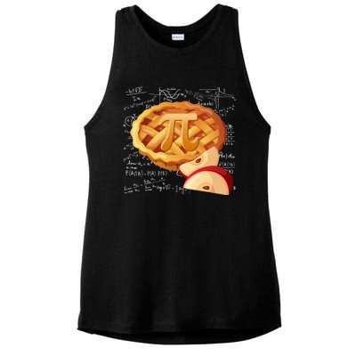 Apple Pie Math Gift Pi Day Funny Halloween Thanksgiving Gift Ladies PosiCharge Tri-Blend Wicking Tank