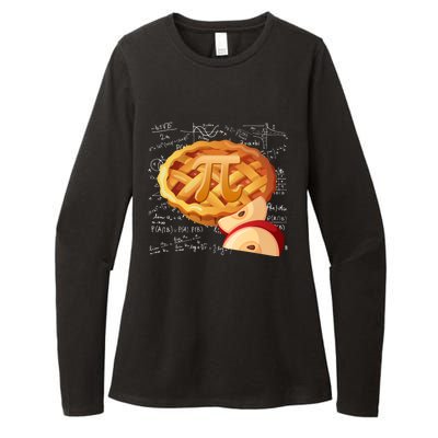 Apple Pie Math Gift Pi Day Funny Halloween Thanksgiving Gift Womens CVC Long Sleeve Shirt