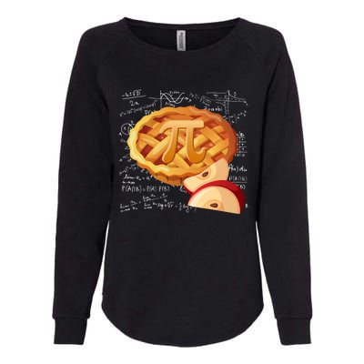 Apple Pie Math Gift Pi Day Funny Halloween Thanksgiving Gift Womens California Wash Sweatshirt