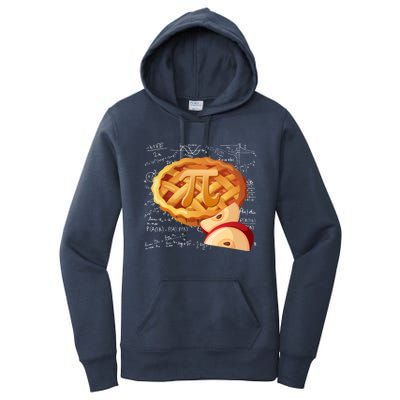 Apple Pie Math Gift Pi Day Funny Halloween Thanksgiving Gift Women's Pullover Hoodie