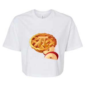 Apple Pie Math Gift Pi Day Funny Halloween Thanksgiving Gift Bella+Canvas Jersey Crop Tee