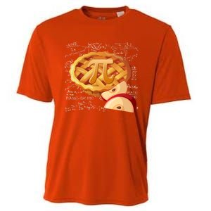 Apple Pie Math Gift Pi Day Funny Halloween Thanksgiving Gift Cooling Performance Crew T-Shirt