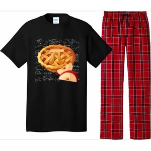 Apple Pie Math Gift Pi Day Funny Halloween Thanksgiving Gift Pajama Set