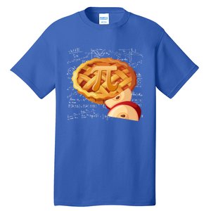 Apple Pie Math Gift Pi Day Funny Halloween Thanksgiving Gift Tall T-Shirt