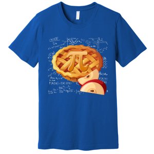 Apple Pie Math Gift Pi Day Funny Halloween Thanksgiving Gift Premium T-Shirt