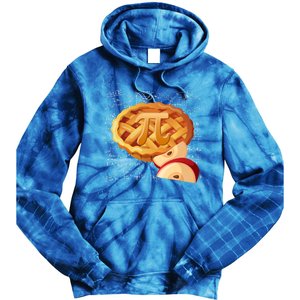 Apple Pie Math Gift Pi Day Funny Halloween Thanksgiving Gift Tie Dye Hoodie