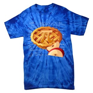 Apple Pie Math Gift Pi Day Funny Halloween Thanksgiving Gift Tie-Dye T-Shirt