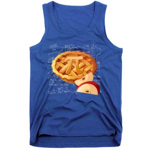 Apple Pie Math Gift Pi Day Funny Halloween Thanksgiving Gift Tank Top