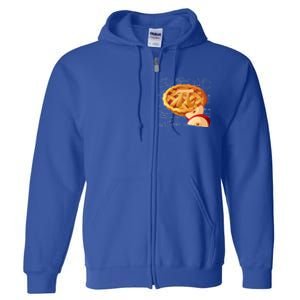 Apple Pie Math Gift Pi Day Funny Halloween Thanksgiving Gift Full Zip Hoodie