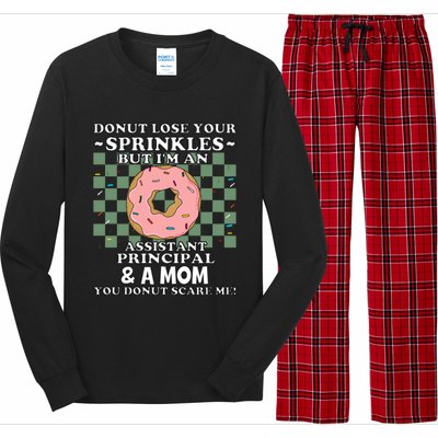 Assistant Principal Mom Vice Principal Funny Mothers Day Meaningful Gift Long Sleeve Pajama Set