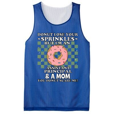 Assistant Principal Mom Vice Principal Funny Mothers Day Meaningful Gift Mesh Reversible Basketball Jersey Tank