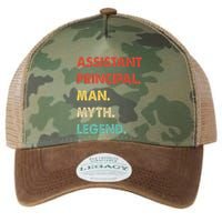 Assistant Principal Man Myth Legend Legacy Tie Dye Trucker Hat