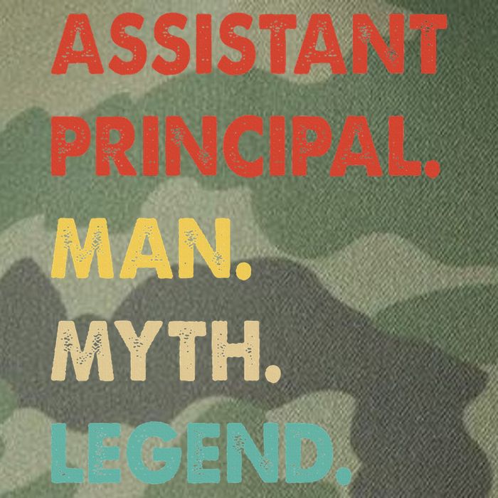 Assistant Principal Man Myth Legend Legacy Tie Dye Trucker Hat