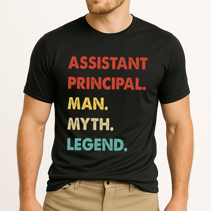 Assistant Principal Man Myth Legend Performance Shirt