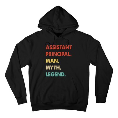 Assistant Principal Man Myth Legend Hoodie