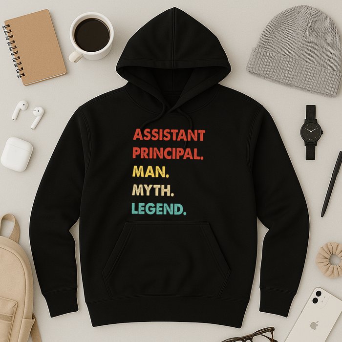 Assistant Principal Man Myth Legend Hoodie