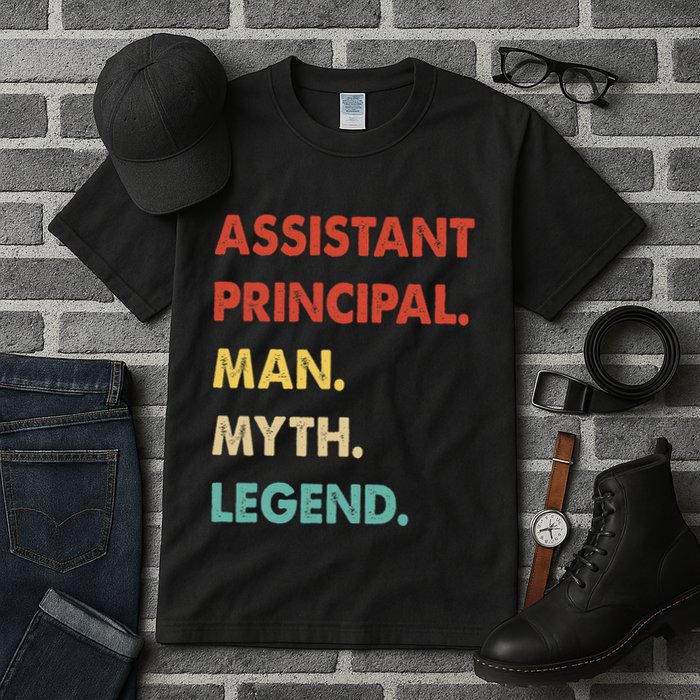 Assistant Principal Man Myth Legend Tall T-Shirt