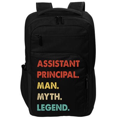 Assistant Principal Man Myth Legend Impact Tech Backpack