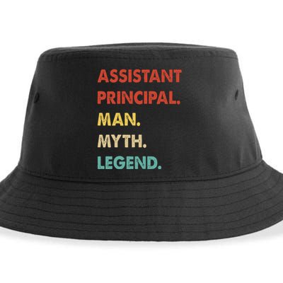 Assistant Principal Man Myth Legend Sustainable Bucket Hat