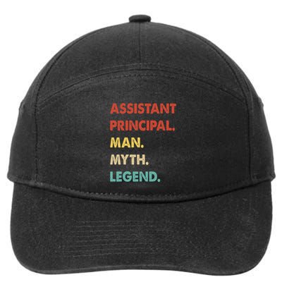 Assistant Principal Man Myth Legend 7-Panel Snapback Hat