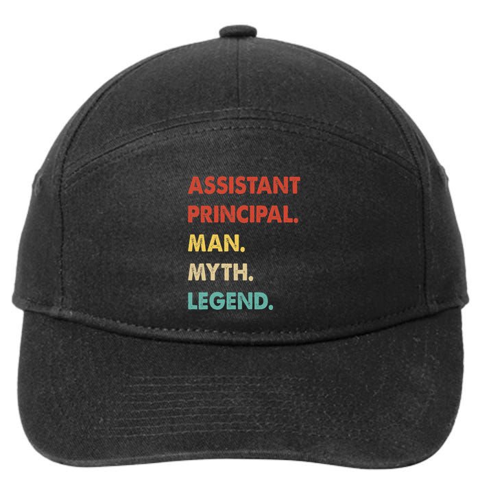 Assistant Principal Man Myth Legend 7-Panel Snapback Hat
