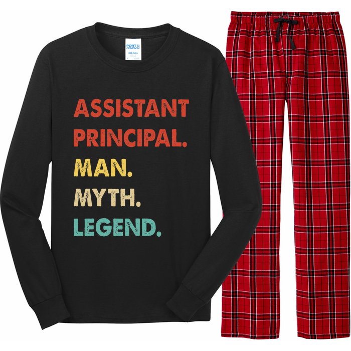 Assistant Principal Man Myth Legend Long Sleeve Pajama Set