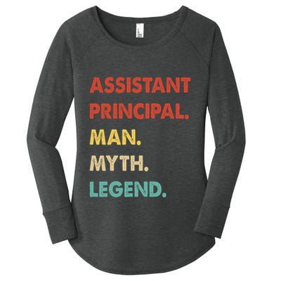 Assistant Principal Man Myth Legend Women's Perfect Tri Tunic Long Sleeve Shirt