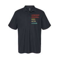 Assistant Principal Man Myth Legend Softstyle Adult Sport Polo